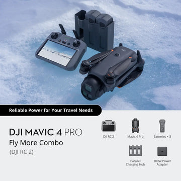 مجموعة DJI Mavic 4 Pro Fly More (DJI RC 2)