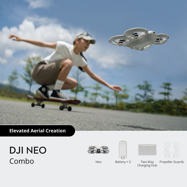 DJI Neo Combo درون نيو بدون وحدة تحكم – تجربة طيران احترافية