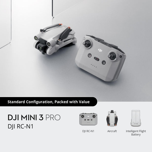 طائرة درون DJI Mini 3 Pro مع وحدة تحكم DJI RC-N1 – أفضل الميزات وأفضل سعر لعام 2024 