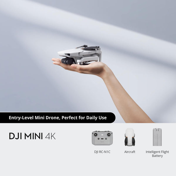 طائرة DJI Mini 4K – درون مدمجة، عالية الأداء، بكاميرا 4K 